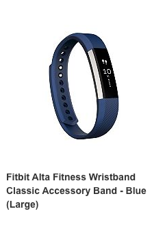 image of dark blue fitbit size large