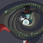 a magician in top hat and cape swirls around a crystal ball bearing the legend 'listen to women'. The caption on the image says 'mysterious secrets of the human female'