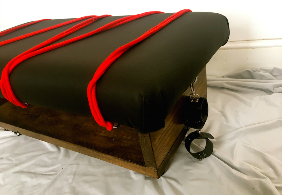 Girl Bent Over Bed Spanking - Kinky DIY: Turn your coffee table into a spanking bench ...
