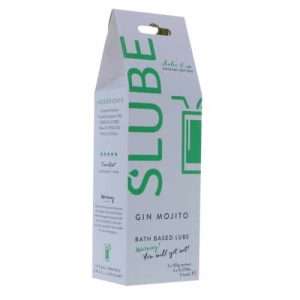 Packet of Slube gin mojito bath goo