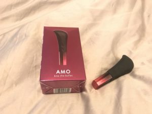Image of AMO bullet vibe with packaging