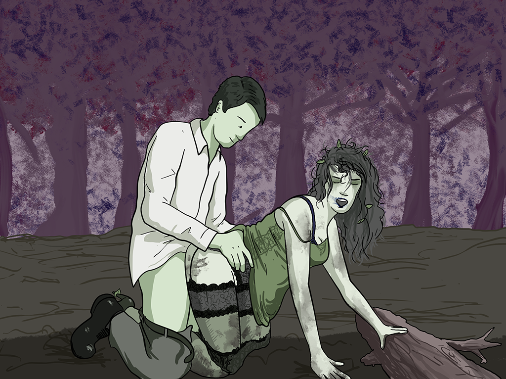 1024px x 766px - Trashed: Fucked and fucked up in the woods | Girl on the Net