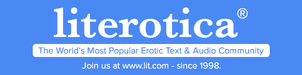 Blue Literotica logo with the slogan 'the world's most popular erotic text and audio community'